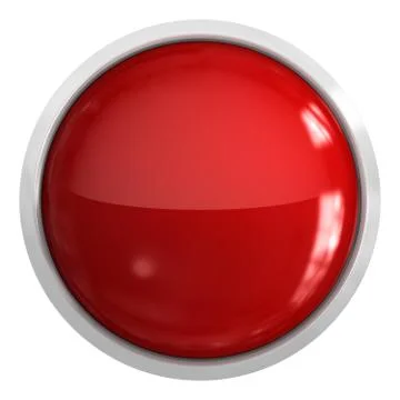 Push button - blank Stock Illustration