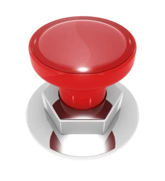 Push button - blank Stock Illustration