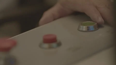 Push the button  Stock Footage 50609225