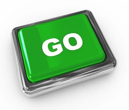 Push button "go" Stock Illustration