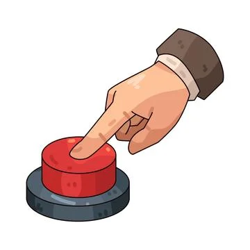 Push button illustration Stock Illustration