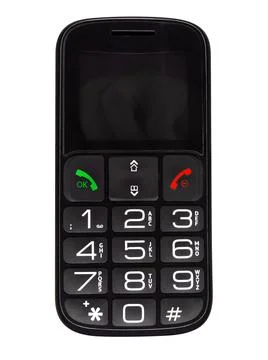 Push-button mobile phone Stock Photos