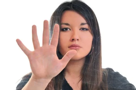 Push the button... Stock Photos