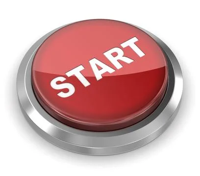 Push Button, Start Illustrazione stock