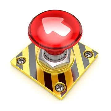 Push Button - Upload Push Button - Upload , This is a 3d rendered computer... Stock Photos