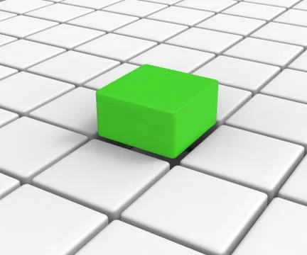 Push button used to start the technical system or remote power - Illustrazione stock