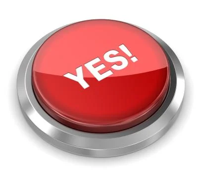 Push Button - Yes Stock Illustration