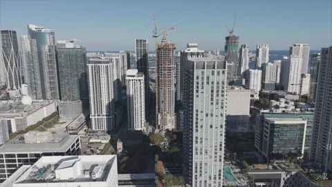 Push in to the city of Miami 库存影片 329197750