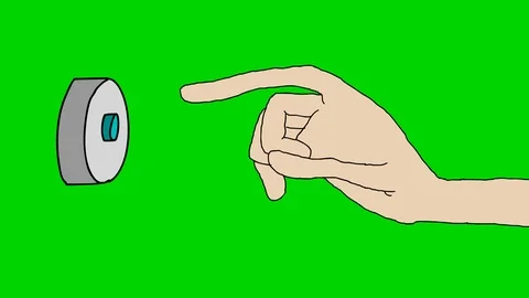 To push the  doorbell button. Video stock 103302507