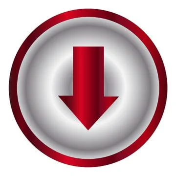 Push Down Metal Button Stock Illustration