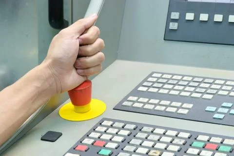 Push Emergency Switch Stock Photos