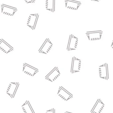 Push up gym tool glyph vector seamless pattern Stock Illustration