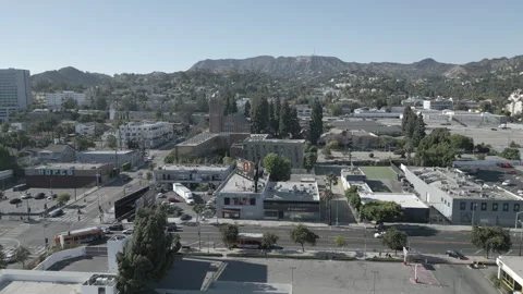 Push in to Hollywood Video stock 312287307