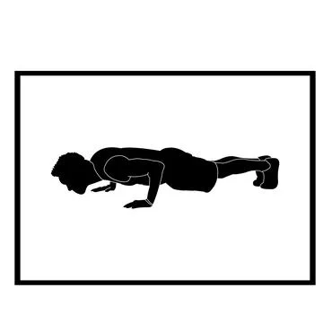Push up icon Stock Illustration
