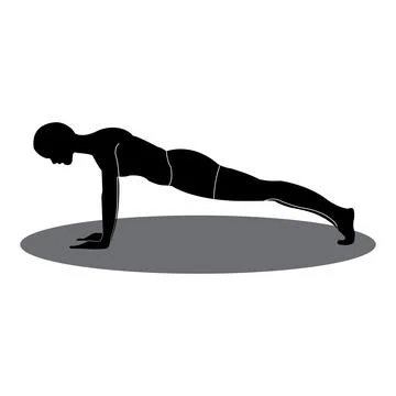 Push up icon Stock Illustration