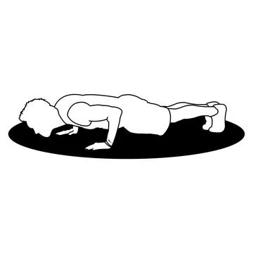 Push up icon Ilustración de archivo