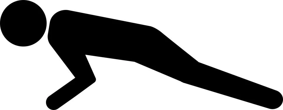 Push up icon sign. Иллюстрация