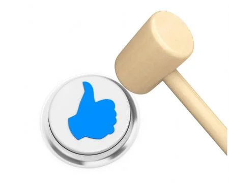 Push like 库存插图