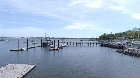 Push In On Marina 库存影片 91896805