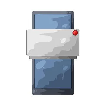 Push Notification illustration Stock Illustration
