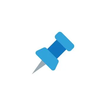 Push pin icon Stock Illustration