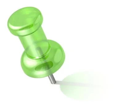 Push Pin. Stock Illustration