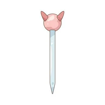 Push pin Stock Illustration