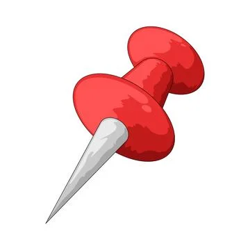 Push Pin illustration Stock Illustration