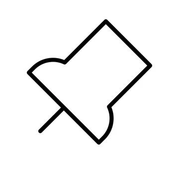 Push pin light icon Design Nice 库存插图