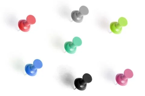 Push pin Stock Photos