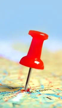 Push pin Stock Photos