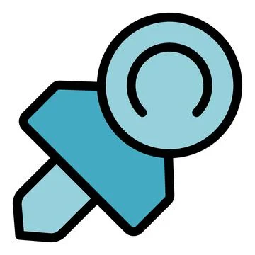 Push pin with semi circular head securing important documents 库存插图