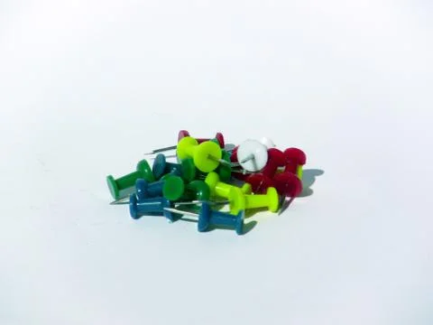 Push Pins Foto stock
