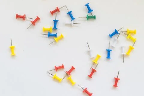 Push pins Foto stock