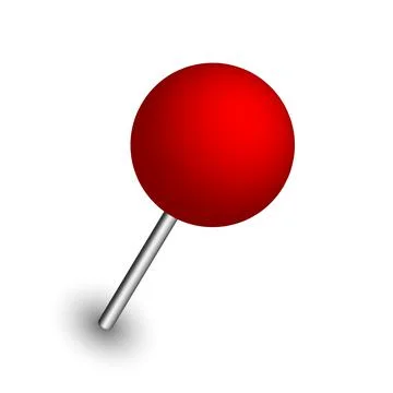 Push pins. Thumbtacks Stock Illustration