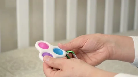 Push pop bubble toys. Stock Footage 159328092