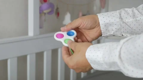 Push pop bubble toys.  Stock Footage 159345342