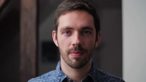 Push-in portrait of confident professional young millennial looking at camera. Stock Footage 165208400