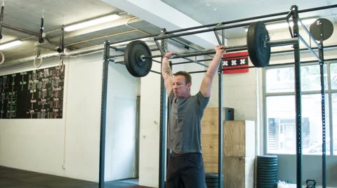 Push Press Stock-Footage 40033762