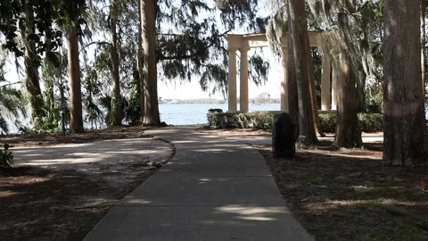 Push in shot at park Video stock 236586551