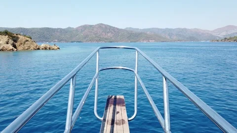 Push In Shot Through the Prow Stock Footage 145724323