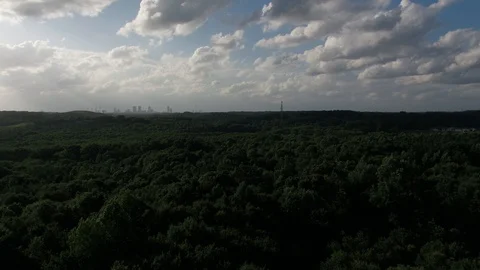 Push in on skyline Video stock 92373444