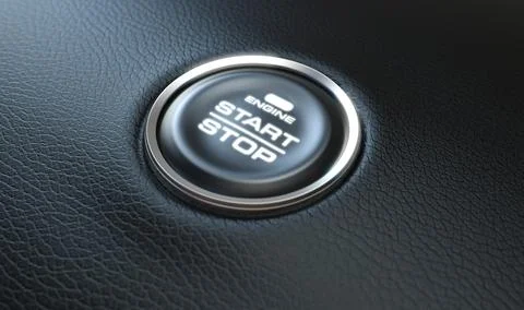 Push To Start Button Stock Illustration