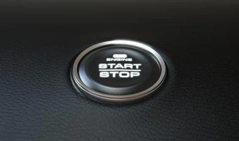 Push To Start Button Stockillustratie