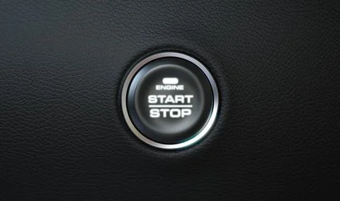Push To Start Button Illustrazione stock