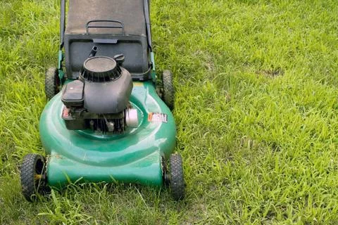 Push Style Lawn Mower Stock Photos