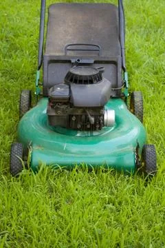 Push Style Lawn Mower Stock Photos