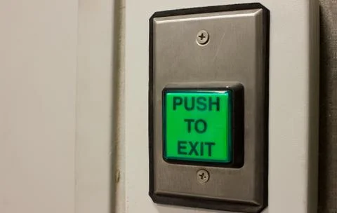 Push Switch exit Stock Photos