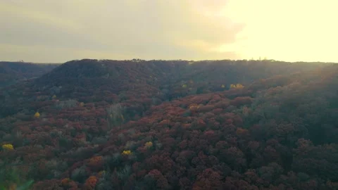 Push towards colorful bluffs Stock Footage 220576480