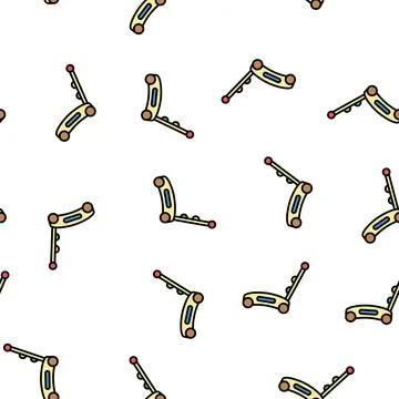 Push toy vector seamless pattern 스톡 일러스트